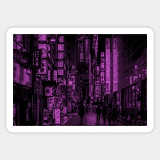 Shinjuku Nights Magenta Recolor Sticker